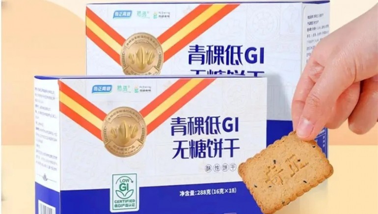 奇正青稞低GI無糖餅干上線西藏航空，為乘客提供健康輕食新選擇